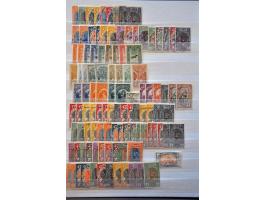 used and */** with better material including France, Liechtenstein and USA (a.o. Kansas and Nebraska overprints) in 2 stockbo