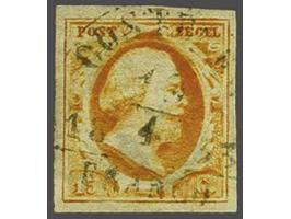 Oostburg B (Ey 800) op 15 cent donkeroranje, pracht ex. Herkomst: collectie Minou Martine (1967)