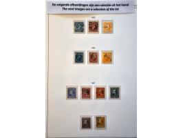 collectie vanaf 1852 gestempeld met betere ex. (nrs. 48, 130-131, LP12-13) in goede kwaliteit in 5 Importa albums