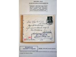 Air Mail. Graf Zeppelin 65 cents - $ 2,60, some gumbends, cat.v. $ 1750