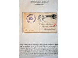 Air Mail. Graf Zeppelin 65 cents - $ 2,60, some gumbends, cat.v. $ 1750