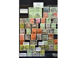 collection used */**  incl. many postmarks (local, railway, occupation etc.) in 2 stockbooks 