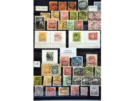 collection used */**  incl. many postmarks (local, railway, occupation etc.) in 2 stockbooks 