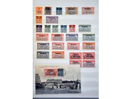 collection used */**  incl. many postmarks (local, railway, occupation etc.) in 2 stockbooks 