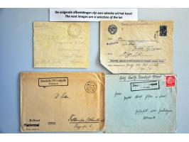 German Occupation World War II, collection of about 55 covers, mainly franked with Ostland overprints including registered in