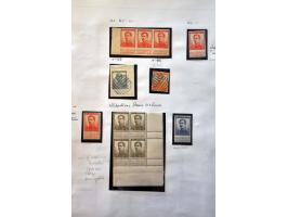 gespecialiseerde collectie 1894-1966 zowel gestempeld als */** met vele betere ex. en series w.b. Kardinaal Mercier, Ridder, 