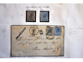 gespecialiseerde collectie 1849-1905 zowel gestempeld als */(*) met vele betere ex., plaatfouten, druktoevalligheden, stempel