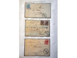 gespecialiseerde collectie 1849-1905 zowel gestempeld als */(*) met vele betere ex., plaatfouten, druktoevalligheden, stempel