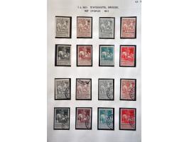 collectie 1849-1969 zowel gestempeld als */** verzameld met veel betere ex. en series w.b. uitgebreid klassiek, ongetand, Alb