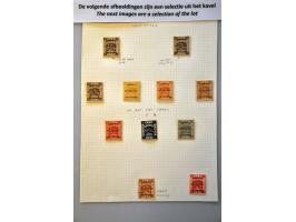 10 cent donkerrood plaat III pos. 21 met velrand en Terborgh B (Ey 125), pracht ex.