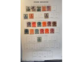 15 cent oranje pos. 61-63 in strip van 3, pracht ex. 