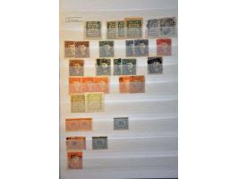 Briefkaart 5 cent met 2 ex. 7½ cent Bontkraag voor 15 cent luchtrecht van Groningen 6.7.20 naar London Per luchtpost en Air p