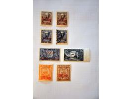 10 cent wijnrood pos. 66-67 in paar met certificaat Vleeming 2014 (linker ex. origineel gomkreukje), cat.w. 900