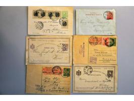 about 130 postal stationery used and unused including better items in small box