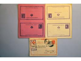 about 130 postal stationery used and unused including better items in small box