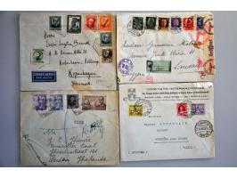 about 280 covers/postal stationery with better items of a.o. France, Italy, Scandinavia, Switzerland etc. in box