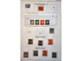 collectie 1852-1984 gestempeld met betere ex. w.b. 49 (2x), 104, 105, 130-131 (2x), LP12-13, Back of the Book etc. in 2 Impor