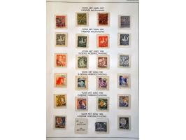 collectie 1852-1984 gestempeld met betere ex. w.b. 49 (2x), 104, 105, 130-131 (2x), LP12-13, Back of the Book etc. in 2 Impor