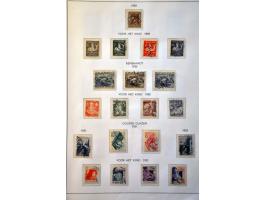 collectie 1852-1984 gestempeld met betere ex. w.b. 49 (2x), 104, 105, 130-131 (2x), LP12-13, Back of the Book etc. in 2 Impor