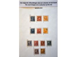 collectie 1852-1995 deels */** met betere nrs. en series w.b. 1-17, 49, 104-105, 130-131 etc. in 2 Davo albums