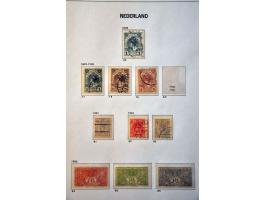 collectie 1852-1995 deels */** met betere nrs. en series w.b. 1-17, 49, 104-105, 130-131 etc. in 2 Davo albums