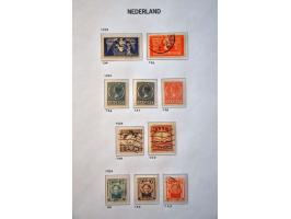 collectie 1852-1995 deels */** met betere nrs. en series w.b. 1-17, 49, 104-105, 130-131 etc. in 2 Davo albums