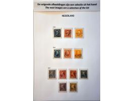 collectie 1852- 2001 gestempeld, later */** w.b. nrs. 130-131 in 5 Davo albums in doos