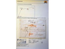 voorfilatelie 15 poststukken met departementstempels 1811-1813 w.b. combinatie met distributie ZVVAMMERDAM, 122 HEERENVEEN op