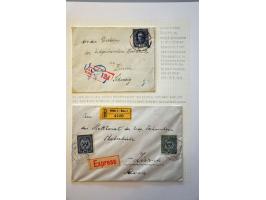 over 25 mainly better covers/postal stationery including registered, express, censored, foreign destinations etc. nicely arra