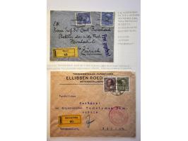 over 25 mainly better covers/postal stationery including registered, express, censored, foreign destinations etc. nicely arra