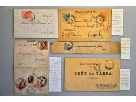 collection of 19 covers and cards 1882-1906 with Coat of Arms issues including 2 wrappers with the ½ kreuzer. and 2 registere