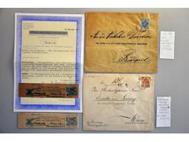 collection of 19 covers and cards 1882-1906 with Coat of Arms issues including 2 wrappers with the ½ kreuzer. and 2 registere