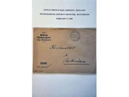 Mobilization 10 cards and covers April 1939-March 1940 with Veldpost (field post) cancellations and military postage free, di