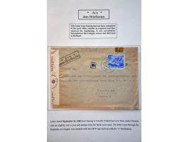 12 censored letters to/from Netherlands-Germany 1939-1944 including Danzig-Rotterdam September 29, 1939 with Von der Wehrmach