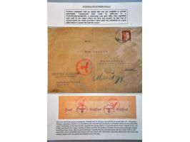 12 censored letters to/from Netherlands-Germany 1939-1944 including Danzig-Rotterdam September 29, 1939 with Von der Wehrmach