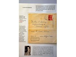 16 letters and forms from German camps in the Netherlands Camp Haaren, Westerbork (including banknotes of 10 and 100 cent), A