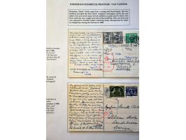 16 letters and forms from German camps in the Netherlands Camp Haaren, Westerbork (including banknotes of 10 and 100 cent), A