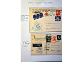 (Not) restoration postal services, 22 letters April 1945-November 1945 including Terug afzender Niet toegelaten (return sende