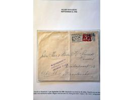 24 letters September 1944-January 1945 within Netherlands, mainly from/to South (liberated areas) with different cancels and 