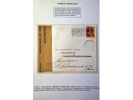 Envelope with 7½ cent from Utrecht-Station 18.IX.1944 to 's-Hertogenbosch, delayed because of the fighting, with Dutch censor