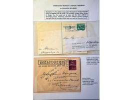 10 letters September-October 1944 with labels and cancels Terug afzender (return to sender), Postverkeer gestaakt (postal tra