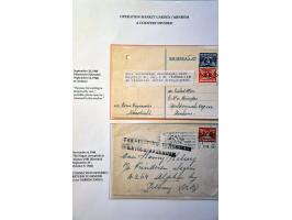 10 letters September-October 1944 with labels and cancels Terug afzender (return to sender), Postverkeer gestaakt (postal tra