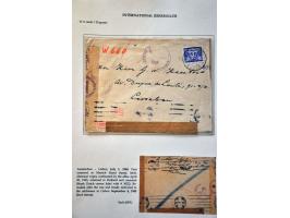 7 letters July 1944-September 1945, all Überroller including letter to Portugal (censured in Münich and fallen into hands of 