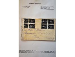 7 letters July 1944-September 1945, all Überroller including letter to Portugal (censured in Münich and fallen into hands of 