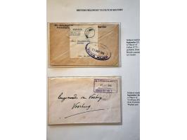 4 letters June-October 1945 to Dutch mayors, 2 Field Post service and 2 from Great Britain