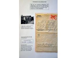 7 letters January 1946-March 1947 to/from political prisoners including Bewaringskamp ,,Beenderribben'', CENSUUR KAMP LAREN a