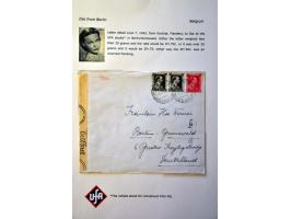 18 fan mail letters August 1941 to January 1943 to the movie actress Ilse Werner in Berlin (born in Batavia 1921 as Ilse Char