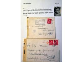 18 fan mail letters August 1941 to January 1943 to the movie actress Ilse Werner in Berlin (born in Batavia 1921 as Ilse Char