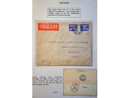 5 letters and 1 card from September 1941-November 1943 to Dr. Arthur Widerkehr Zürich (a Swiss lawyer who was an intermediary