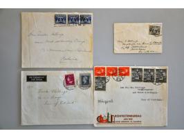 10 letters 1941-1946 all to Miss Herllings Zaandam (nurse on board of the ship M.V. Oranje), including from Neth.Indies with 